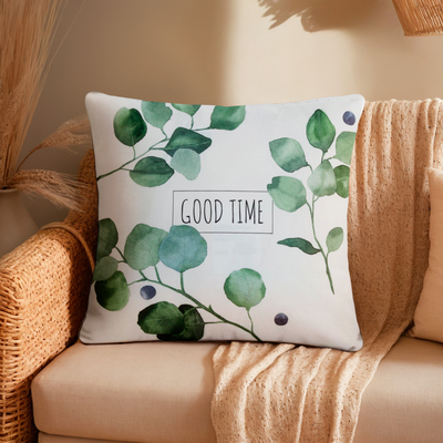 Наволочка декоративная «Этель» Eucalyptus (вид 1), 48×48 см, 100% хлопок