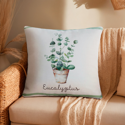 Наволочка декоративная «Этель» Eucalyptus (вид 2), 48×48 см, хлопок 100%