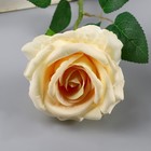Цветы искусственные "Роза чайная экстра" d-7 см 44 см, жёлтый - фото 8734915