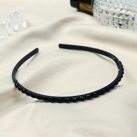 Ободок для волос "Ночка" грация, 0,5 см, чёрный