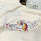 Ободок для волос «Счастливый единорог», 4.5 см, МИКС - Фото 1