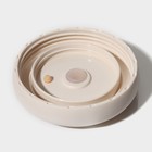 Кружка «Бьорн», 850 мл, с крышкой и трубочкой, стекло, бежевая - Фото 6