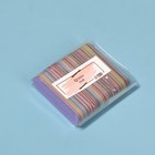 Набор пилок - мини для ногтей, форма прямая, 150 грит, 6 см, 50 шт, разноцветные (комплект 2 шт) - фото 25418219