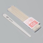 Набор пилок для ногтей, капля, набор 20 шт., деревянная основа, 220/220 грит, 18 см - Фото 2