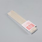 Пилка-наждак, набор 20 шт, деревянная основа, абразивность 220/220, 18 см, цвет серый - Фото 5