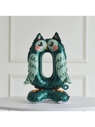 Воздушный шар фольгированный 24" «Цифра 0. Сова», под воздух - Фото 3