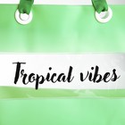 Сумка женская пляжная Tropical vibes, 50х35х11 см, зелёный цвет - фото 9741318