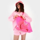 Сумка женская пляжная Beach please, 50х35х11 см, розовый цвет - фото 8735121