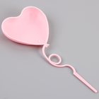 Набор для украшения "Сердца", цвет розовый - Фото 4