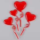 Набор для украшения "Сердца", цвет красный - фото 320991789