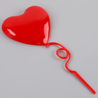Набор для украшения "Сердца", цвет красный - Фото 2