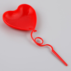 Набор для украшения "Сердца", цвет красный - Фото 4