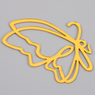 Топпер для торта «Бабочки», 5 шт., золотой - Фото 3