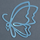 Топпер для торта «Бабочки», 5 шт., серебряные - Фото 4