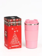 Термокружка, 500 мл, Original, сохраняет тепло 10 ч, розовая - Фото 4