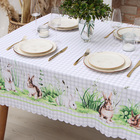 Скатерть «Доляна» Easter joy, 145×180 см, 100% п/э - Фото 4