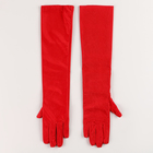 Карнавальный набор вечеринка «Гэтсби», перчатки, повязка, бусы, цвет красный - Фото 7