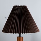 Настольная лампа "Сандр" E27 40Вт коричневый 31х31х45 см RISALUX - Фото 3