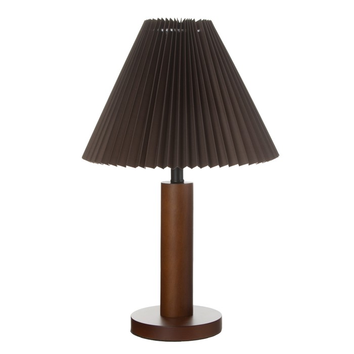 Настольная лампа "Сандр" E27 40Вт коричневый 31х31х45 см RISALUX - фото 1906568606