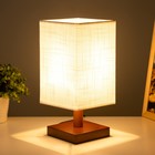 Настольная лампа "Карот" E27 40Вт коричневый 13х13х28 см RISALUX - Фото 2