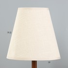 Настольная лампа «Ульн» E27 40 Вт коричневый 19.5×19.5×38 см RISALUX - Фото 3