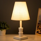 Настольная лампа "Ульн" E27 40Вт белый 19,5х19,5х38 см RISALUX - Фото 2