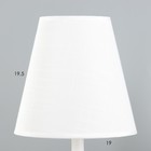 Настольная лампа «Ульн» E27 40 Вт белый 19.5×19.5×38 см RISALUX - Фото 3