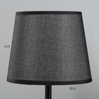 Настольная лампа "Падер" E27 40Вт черный 21х21х38 см RISALUX - Фото 3