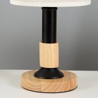 Настольная лампа «Мирабель» E27 40 Вт черный 16×16×36.5 см RISALUX - Фото 4