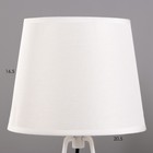 Настольная лампа "Барре" E27 40Вт белый 20,5х20,5х38 см RISALUX - Фото 3