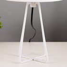 Настольная лампа «Барре» E27 40 Вт белый 20.5×20.5×38 см RISALUX - Фото 4