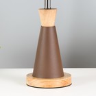 Настольная лампа "Омбр" E27 40Вт коричневый 25х25х42 см RISALUX - Фото 4