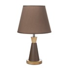 Настольная лампа "Омбр" E27 40Вт коричневый 25х25х42 см RISALUX - Фото 6
