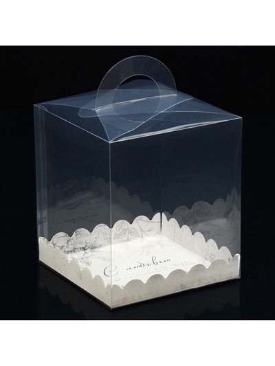 Коробка кондитерская, сундук, упаковка, «С любовью», 16 х 16 х 18 см