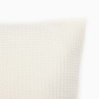 Наволочка декоративная Этель Glare 45х45см, цвет молочный, полиэстер - Фото 2