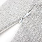 Наволочка декоративная «Этель» Glare, 45×45 см, серая - Фото 4