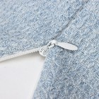 Наволочка декоративная Этель Glare 45×45 см, цвет голубой, полиэстер - Фото 4