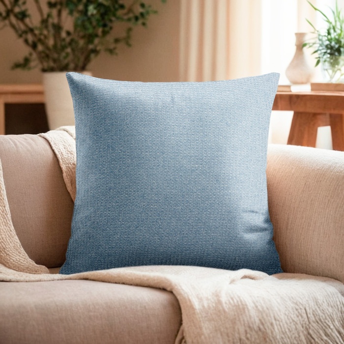 Наволочка декоративная Этель Glare 45×45 см, цвет голубой, полиэстер - Фото 1