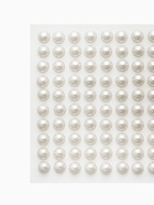 Серьги наклейки детские, пластик, жемчужины, цвет белый 10103831