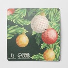 Брошь «Колокольчик с бантом», цвет красно-зелёный в серебре - Фото 2