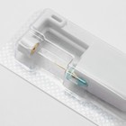 Пистолет одноразовый для пирсинга, серьга в комплекте «Классика», 5 мм, белый в золоте - Фото 2