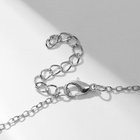 Кулон на цепочке «Проекция», я тебя люблю, круг сердец, цвет серебро, 40 см 10116128