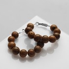 Серьги-кольца «Ваканда» стиль, цвет коричневый - фото 3152495