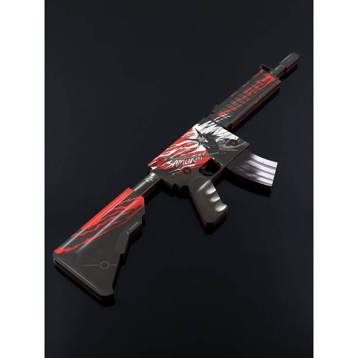 Сувенирный деревянный автомат М4 А4 «Самурай», 68 см - Фото 1