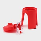 Дозатор для газированных напитков, 16,5×12,5×16,5 см, цвет красный - фото 8735467
