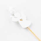 Топпер деревянный для кулича «Ангел» на пасху, микс, 5.4×4.5 см - Фото 5