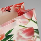 Пакет подарочный ламинированный, упаковка, «С 8 марта», цветы, ML 23 х 27 х 11.5 см - Фото 5