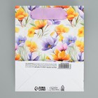 Пакет подарочный ламинированный, упаковка, «С 8 марта», цветы, S 12 х 15 х 5.5 см - Фото 7