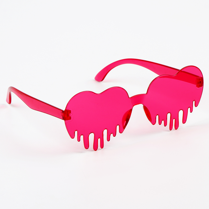Карнавальные очки «Сердце», цвета МИКС - Фото 1