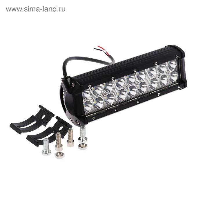 УЦЕНКА Противотуманная фара, 12В 18 LED, IP67, 54 Вт, 6000 К, направленный свет - Фото 1